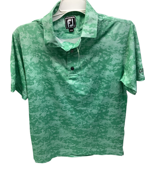 Used Foot Joy S.S. Golf Shirt M Green LG 11347-S000251576