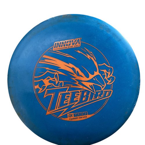 Vist Large View of Product Image Which is Used Innova DX TEEBIRD Disc Golf Driver Royal Blue 11760-S000079251