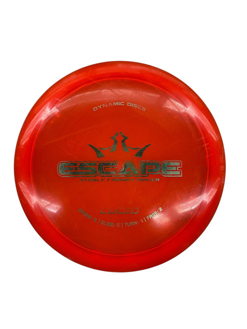 Vist Large View of Product Image Which is Used Dynamic Discs LUCID ESCAPE Disc Golf Driver Red 11890-S000132933