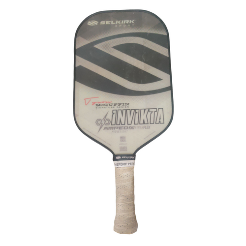 Vist Large View of Product Image Which is Used Selkirk Sport INVIKTA AMPED Pickleball Racquet Black 11218-S000406989