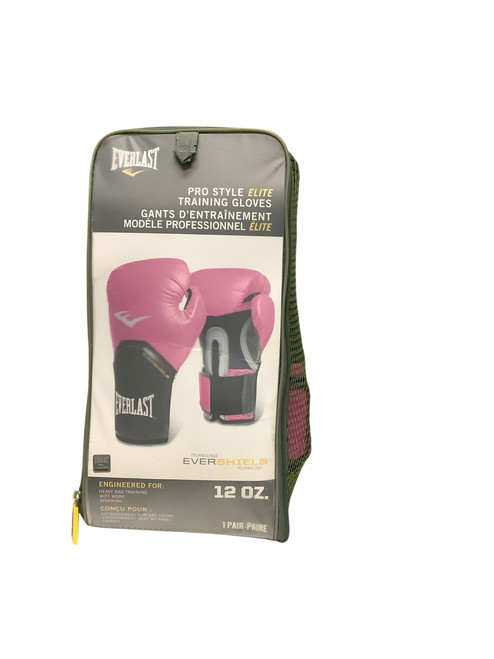 Vist Large View of Product Image Which is Used Everlast EVERSHIELD Heavy Bag Gloves Pink MD 11686-S000044692