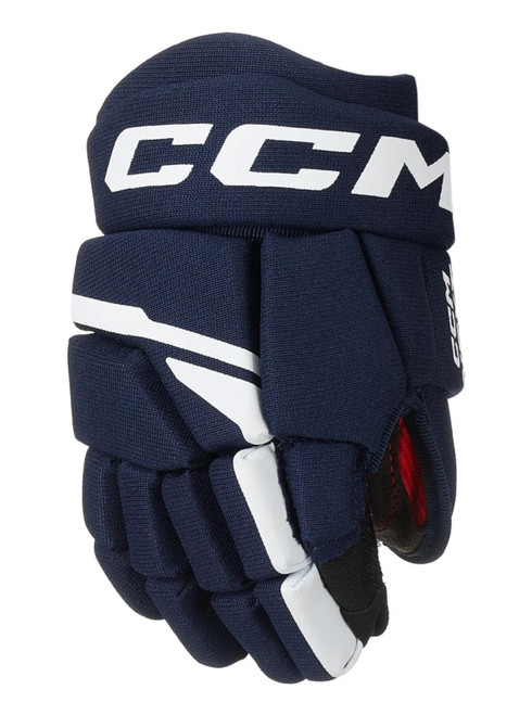 Vist Large View of Product Image Which is New NVY/WHT 10IN HGNEXT23 JR CCM GLOVES 11834-CCM4836615