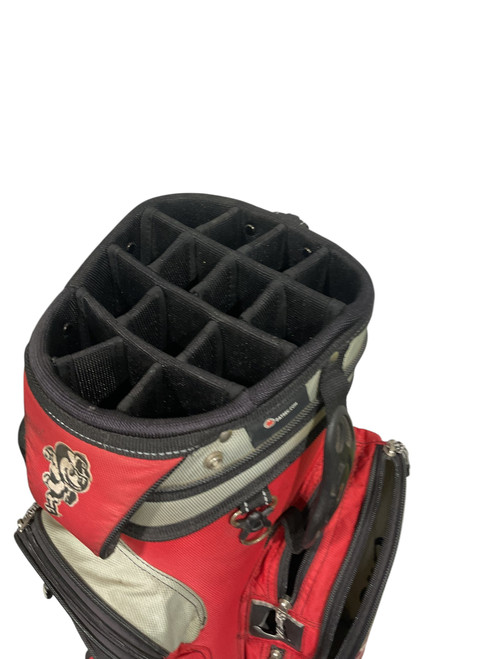 Vist Large View of Product Image Which is Used OHIO STATE GOLF BAG Mens Stand Bag Red 11847-S000027811