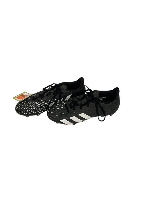Vist Large View of Product Image Which is Used Adidas PREDATOR Soccer Cleats Black And White Youth 08.5 11847-S000027814