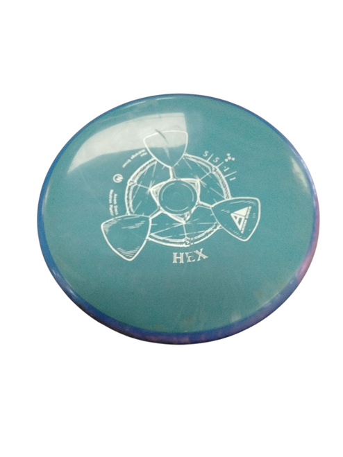 Used Axiom NEUTRON HEX Disc Golf Putter Teal 11866-S000026755
