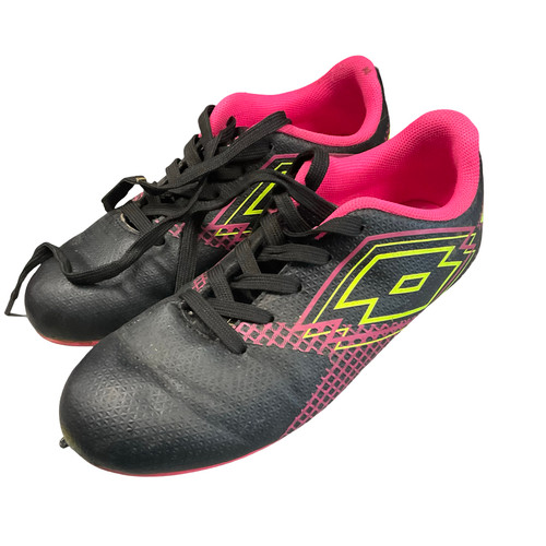 Vist Large View of Product Image Which is Used Lotto Soccer Cleats Black Junior 02 11794-S000263818