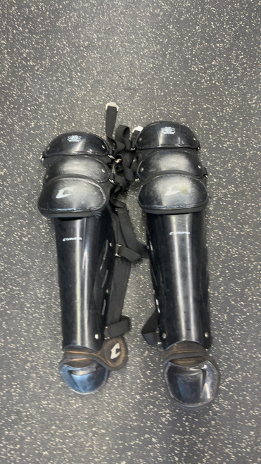 Vist Large View of Product Image Which is Used Champro AIR SYSTEM Catchers Leg Guards Black Junior 10589-S000416112