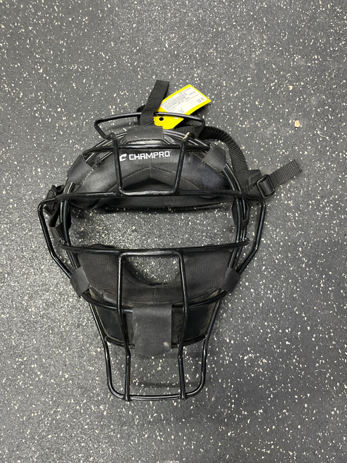 Vist Large View of Product Image Which is Used Champro UMPIRE MASK Catchers Helmet w/Mask Black One Size 10589-S000416113