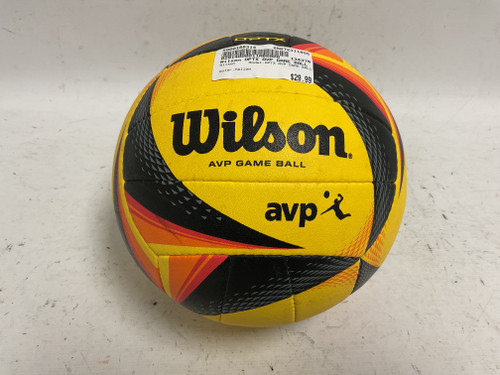 Vist Large View of Product Image Which is Used Wilson OPTX AVP GAME BALL Outdoor VB Yellow 11855-S000188314