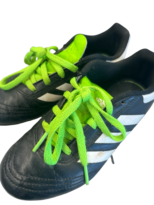 Vist Large View of Product Image Which is Used Adidas Soccer Cleats Black Youth 13.0 11682-S000118192