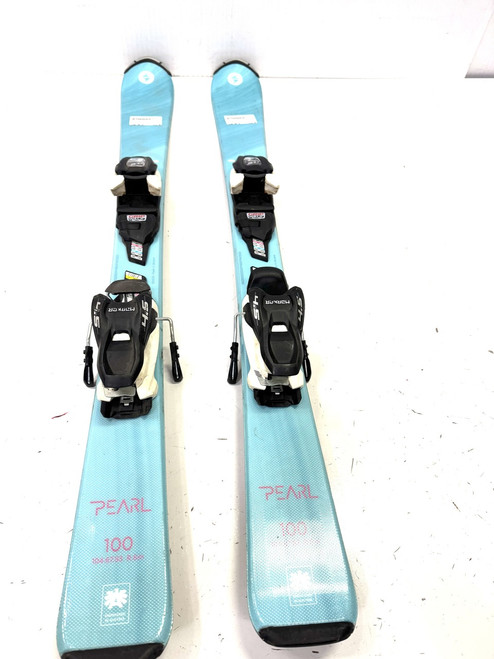 Vist Large View of Product Image Which is Used Blizzard PEARL Girls DH Ski/Binding Teal 100 cm 11860-S000294672