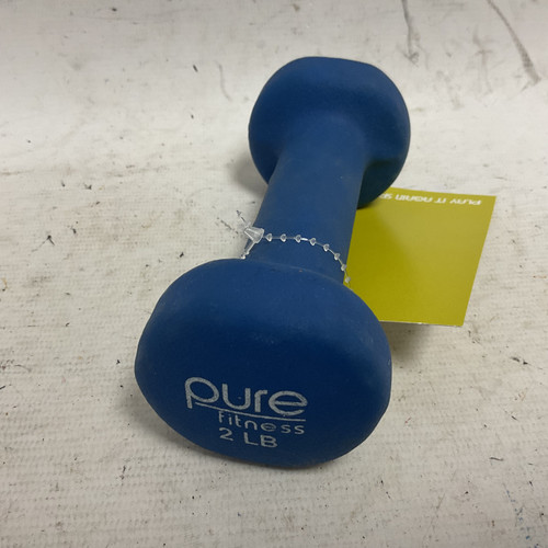 Vist Large View of Product Image Which is Used PURE FITNESS NEOPRENE Hex Dumbbell (Each) Royal Blue 2 lb 11855-S000188334