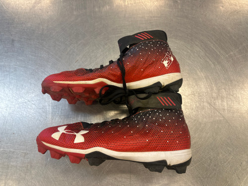 Vist Large View of Product Image Which is Used Under Armour Adult FB Cleats Red Senior 11 11339-S000192266