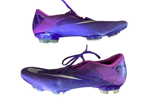 Vist Large View of Product Image Which is Used Nike Soccer Cleats Purple Senior 11.5