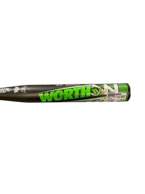 Vist Large View of Product Image Which is Used Worth WICKED XL BB/SB Slowpitch Bat 34" 11484-S000284812