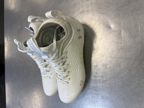Vist Large View of Product Image Which is Used Under Armour Adult FB Cleats White Senior 10.5 11339-S000192278
