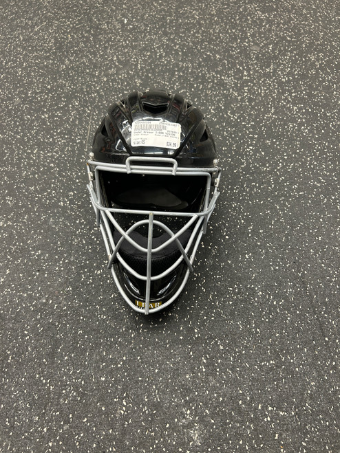 Vist Large View of Product Image Which is Used Under Armour I-BAR VISION Catchers Helmet w/Mask Black One Size 11162-S000432594