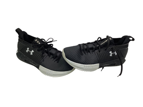 Vist Large View of Product Image Which is Used Under Armour Basketball Shoes M Black Senior 9.5 11347-S000251666