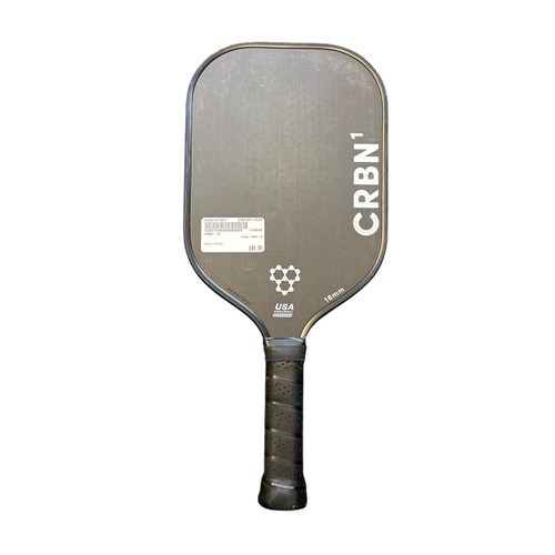 Vist Large View of Product Image Which is Used CRBN 1X Pickleball Racquet Black 11602-S000107291