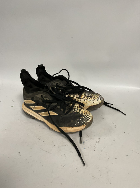 Vist Large View of Product Image Which is Used Adidas ADIZERO BB/SB Cleats Black Junior 05.5