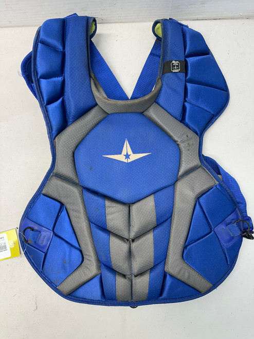 Used All Star CPCC40PRO Catchers Chest Protector Navy Blue Adult 11835-S000196868