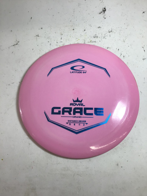 Vist Large View of Product Image Which is Used Latitude 64 ROYAL GRAND GRACE Disc Golf Driver Pink 173g 10105-S000287361