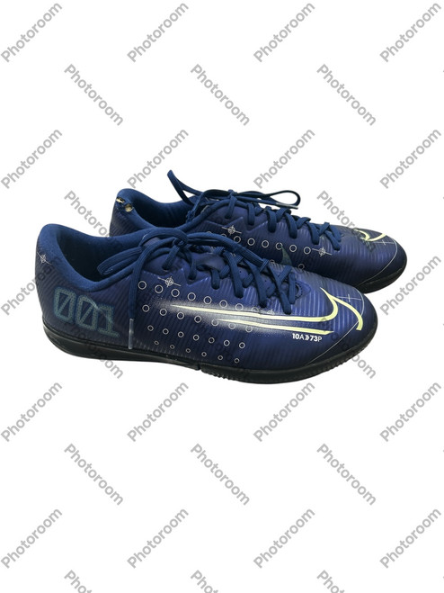 Vist Large View of Product Image Which is Used Nike Soccer Indoor Shoes Navy Blue Junior 04.5 11631-S000447498