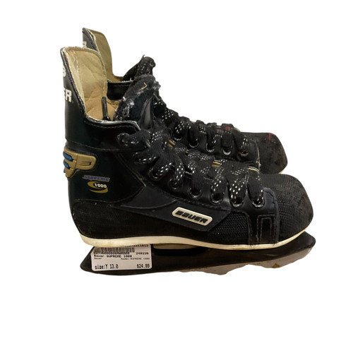 Used Bauer SUPREME 1000 Youth Hockey Skate Youth 13.0 11813-S000328549
