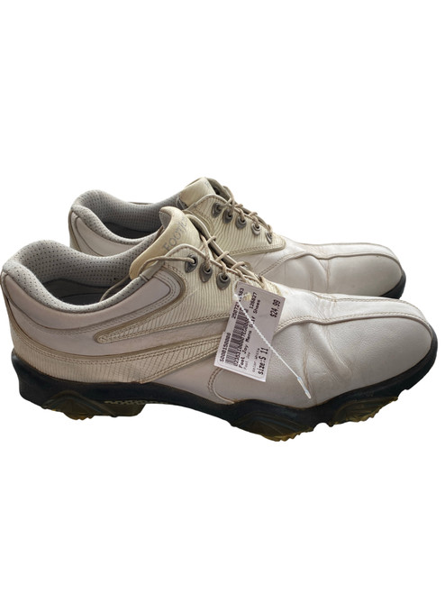 Vist Large View of Product Image Which is Used Foot Joy Mens Golf Shoes White Senior 11