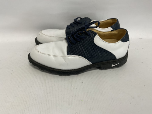 Vist Large View of Product Image Which is Used Mens Golf Shoes Royal Blue And White Senior 7.5