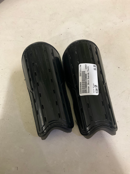 Used Soccer Shin Guards Youth Black SM 11790-S000046969