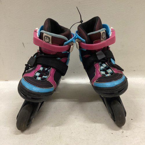 Vist Large View of Product Image Which is Used KRYPTONICS ADJUSTABLE INLINES Junior Rec Fitness Skates Carolina Blue Adjustable