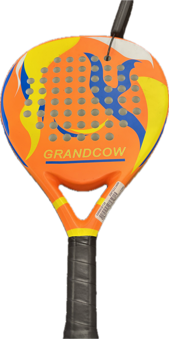 Vist Large View of Product Image Which is Used GRANDCOW Adult Tennis Racquet Orange Unknown