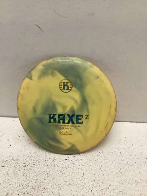 Used KAXE Disc Golf Mid Range Yellow 11443-S000196110