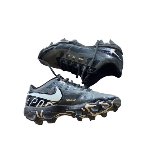 Used Nike BASEBALL CLEATS BB/SB Cleats Black Senior 8 11479-S000399379