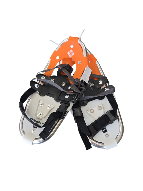 Vist Large View of Product Image Which is Used Snowjam FIVEFORTY SNOWSHOES Snowshoes Boys Orange 16"