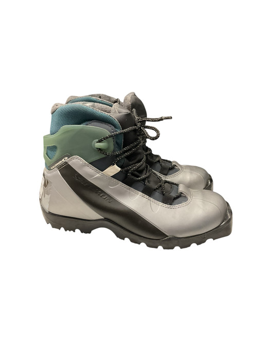Vist Large View of Product Image Which is Used Salomon Womens SNS XC Ski Boots Grey M 07-07.5 / W 08-08.5