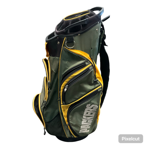 Vist Large View of Product Image Which is Used Wilson NFL PACKERS Mens Stand Bag Green And Yellow 11794-S000263853