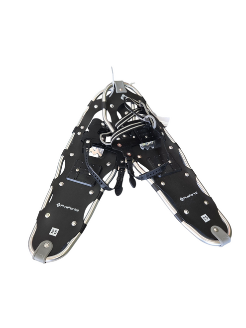 Vist Large View of Product Image Which is Used Snowjam FIVEFORTY SNOWSHOES Snowshoes Mens Black 25"