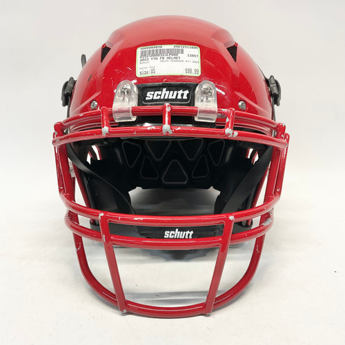 Vist Large View of Product Image Which is Used Schutt YOUTH VENGANCE A11 2023 FB Helmet Red XS 11805-S000064656