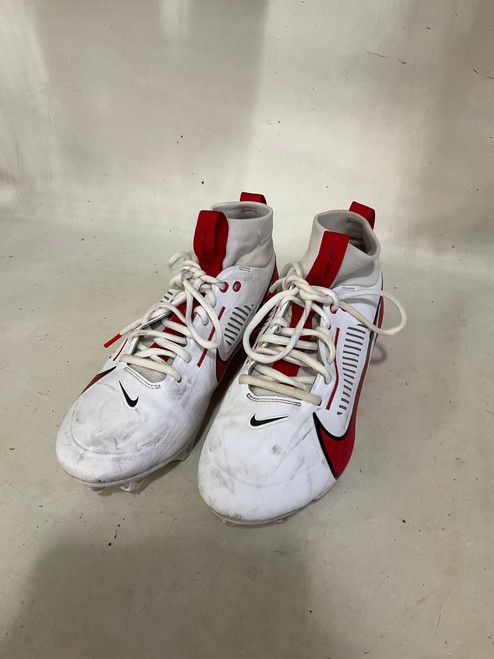 Vist Large View of Product Image Which is Used Nike Adult FB Cleats White Senior 8.5 11790-S000046973