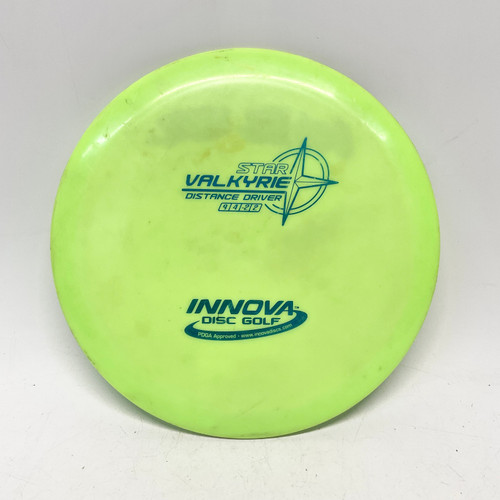 Vist Large View of Product Image Which is Used Innova STAR VALKYRIE Disc Golf Driver Neon Green 173g 11805-S000064661
