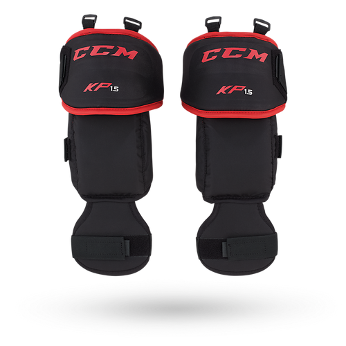 Vist Large View of Product Image Which is CCM 1.5 Junior Goalie Knee Guards #KP15