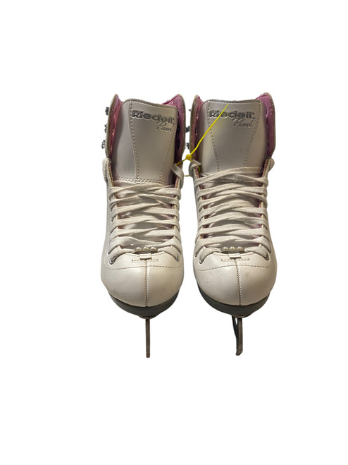 Vist Large View of Product Image Which is Used Riedell PEARL WomensFigure Skate White Senior 5 11706-S000358717
