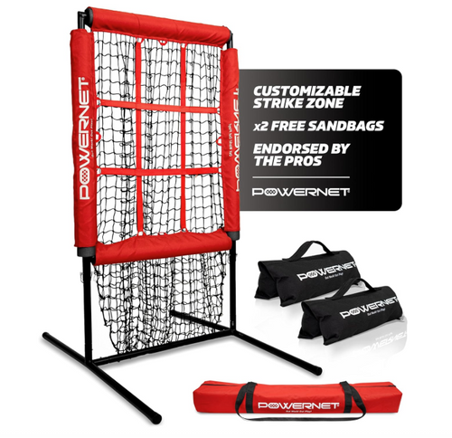Vist Large View of Product Image Which is New Powernet 9 Hole Pitching Net