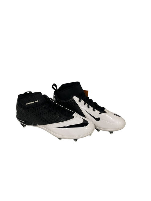 Vist Large View of Product Image Which is Used Nike Adult FB Cleats Black And White Senior 12.5 11847-S000027854