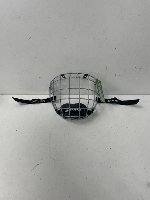 Vist Large View of Product Image Which is Used Bauer Hockey Wire Mask Grey XS 11891-S000304843