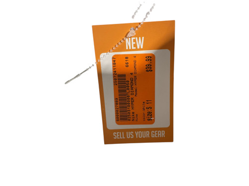 Vist Large View of Product Image Which is Used Nike HYPER DIAMOND 4 BB/SB Cleats White Senior 11