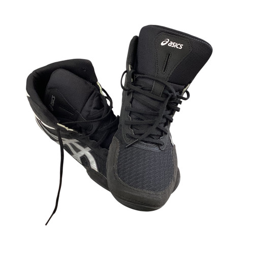 Vist Large View of Product Image Which is Used Asics Wrestling Shoes Black Senior 12 11760-S000079310