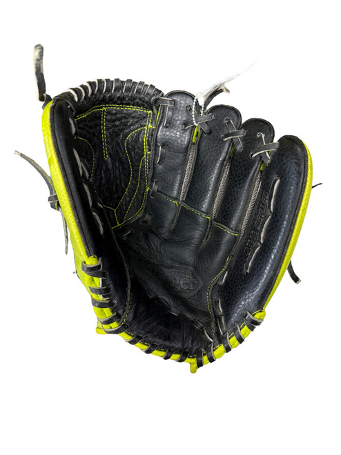 Vist Large View of Product Image Which is Used Louisville Slugger DIVA SERIES RH Throw Fastpitch Gloves Green 11"